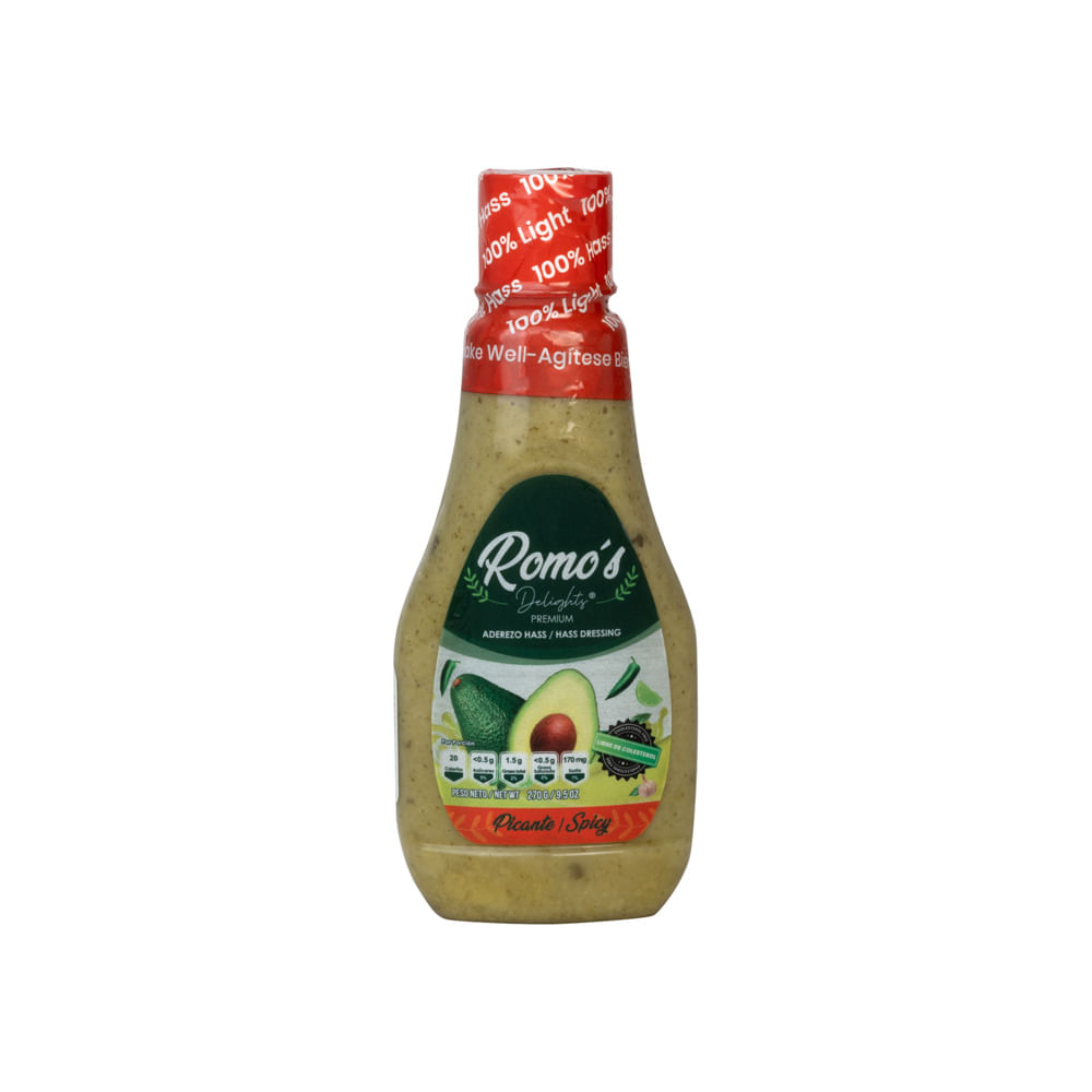 Salsa Picante Aguacate Hass Romo's