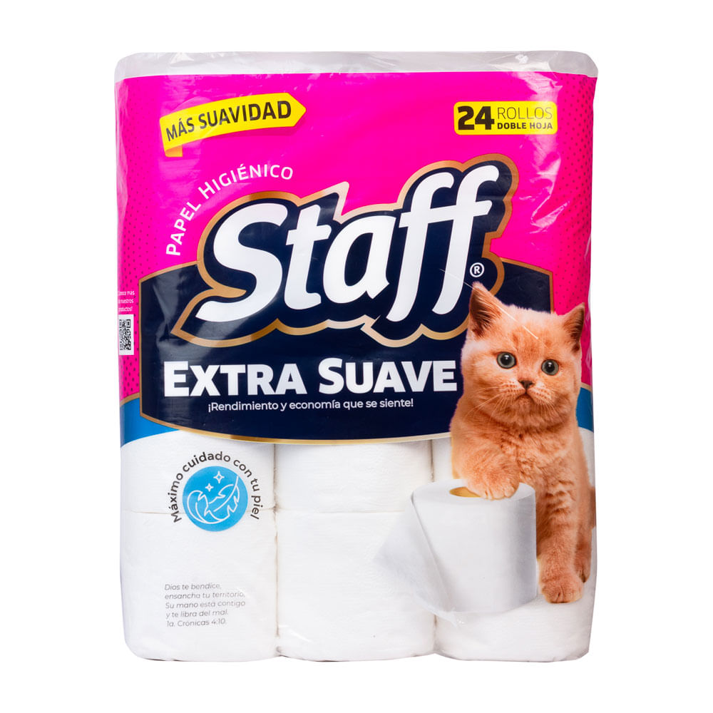 Papel Higiénico Doble Hoja Extra Suave Staff