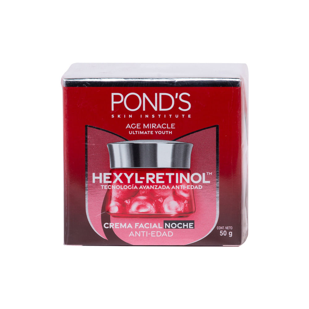 Crema Facial Noche Antiedad Hexil Retinol Ponds