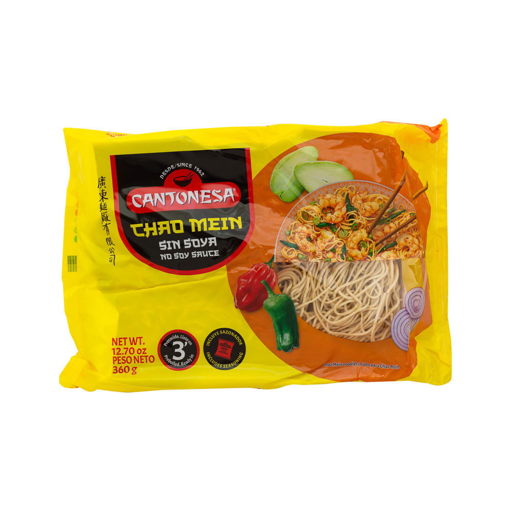 Fideo Chao Mein Sin Soya Cantonesa