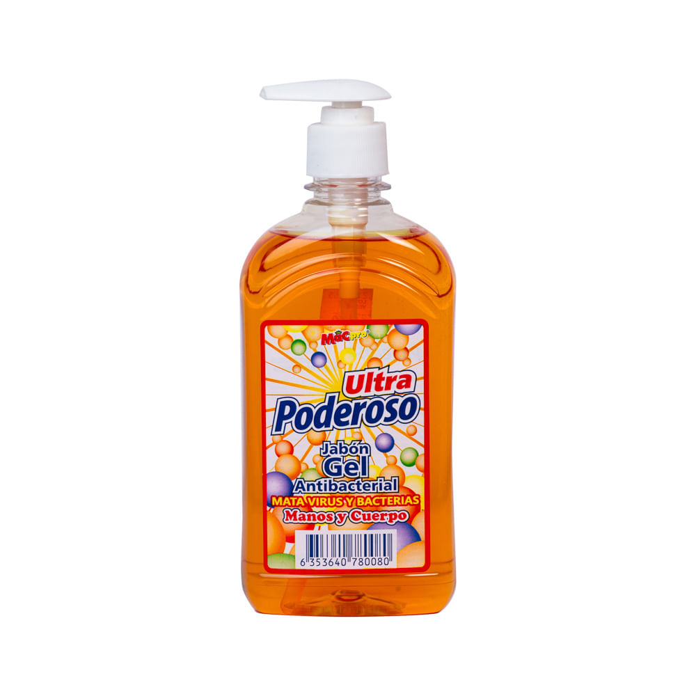 Jabón Gel Antibacterial Ultra Poderoso