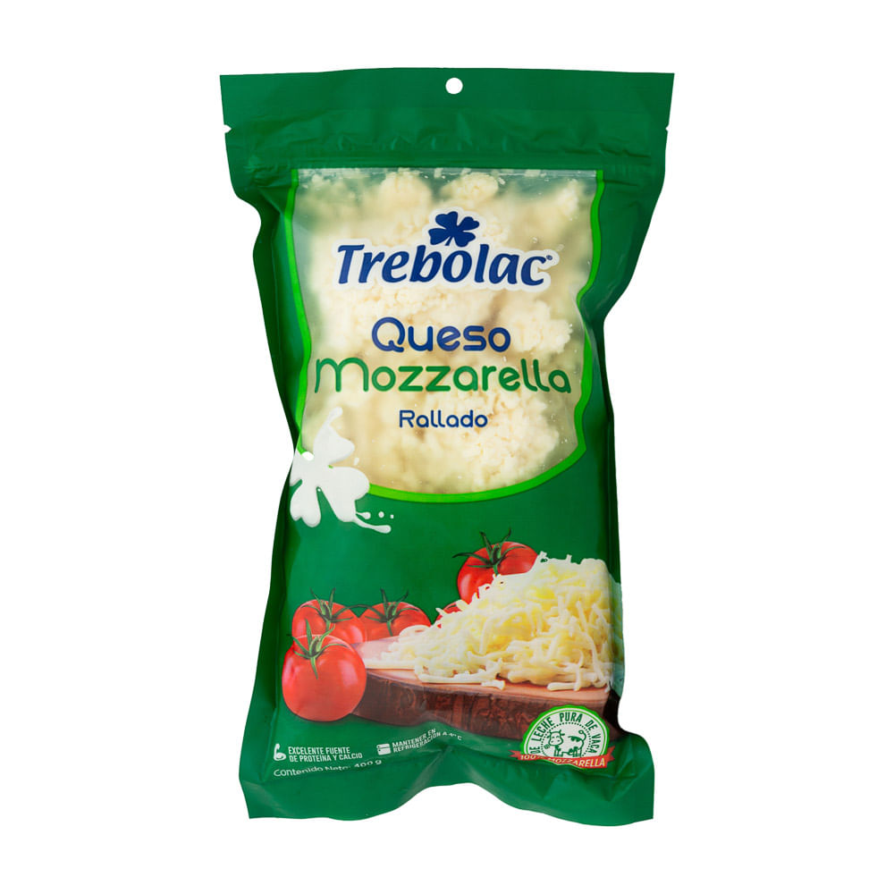Queso Mozzarella Rallado Trebolac
