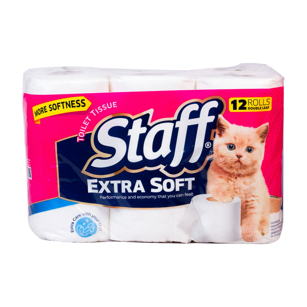 Papel Higiénico Doble Hoja Staff Mega