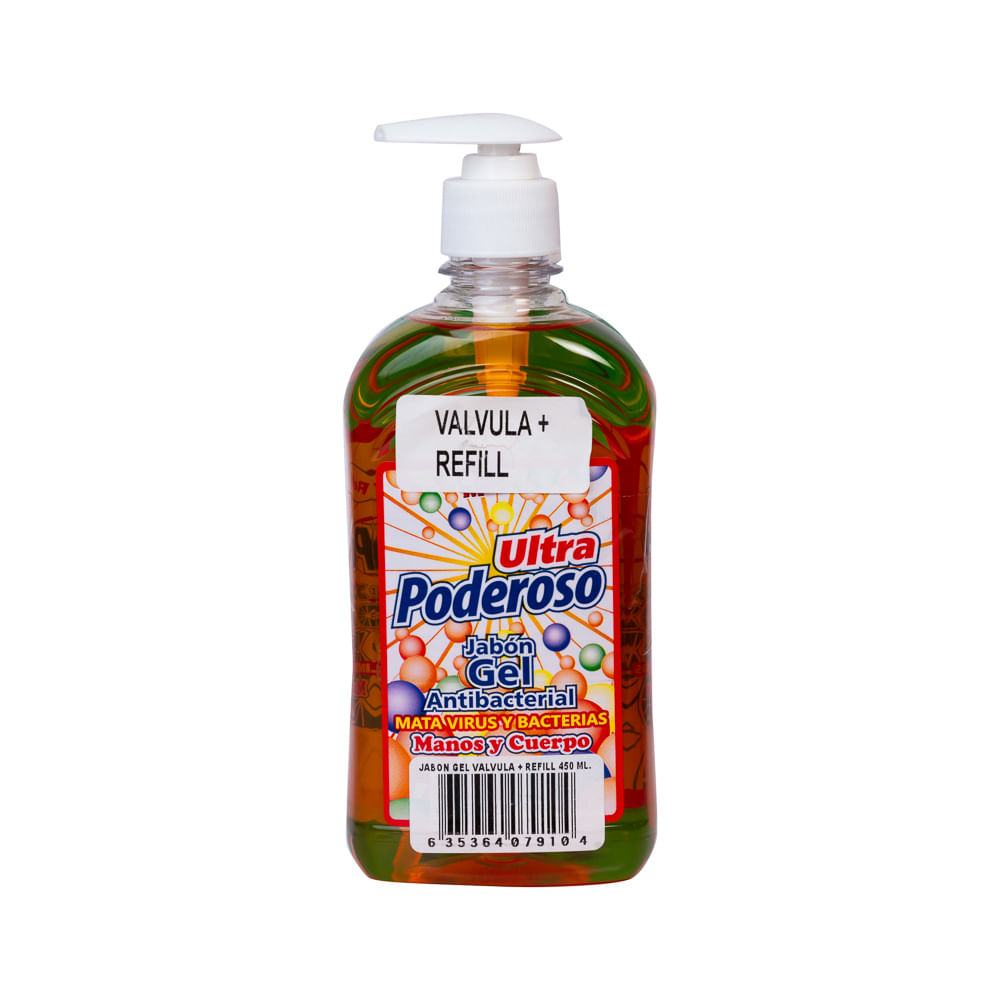 Jabón Líquido Antibacterial Ultra Poderoso Refil