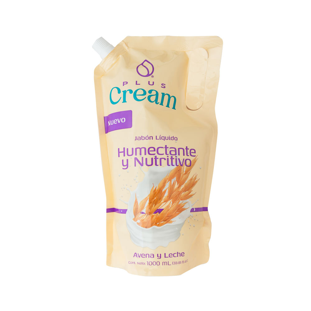 Jabón Líquido Avena & Leche Plus Cream