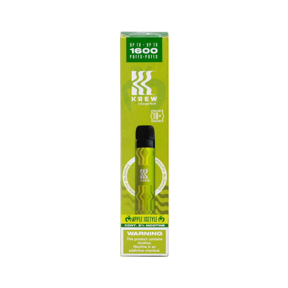 Cigarro Electrónico Apple Ice Krew 1600 Puffs
