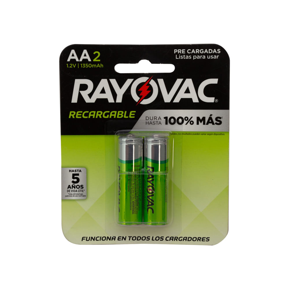 Batería Recargable AA 1350mAh Rayovac