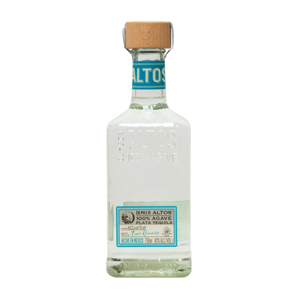 Tequila Blanco Plata Olmeca Alto