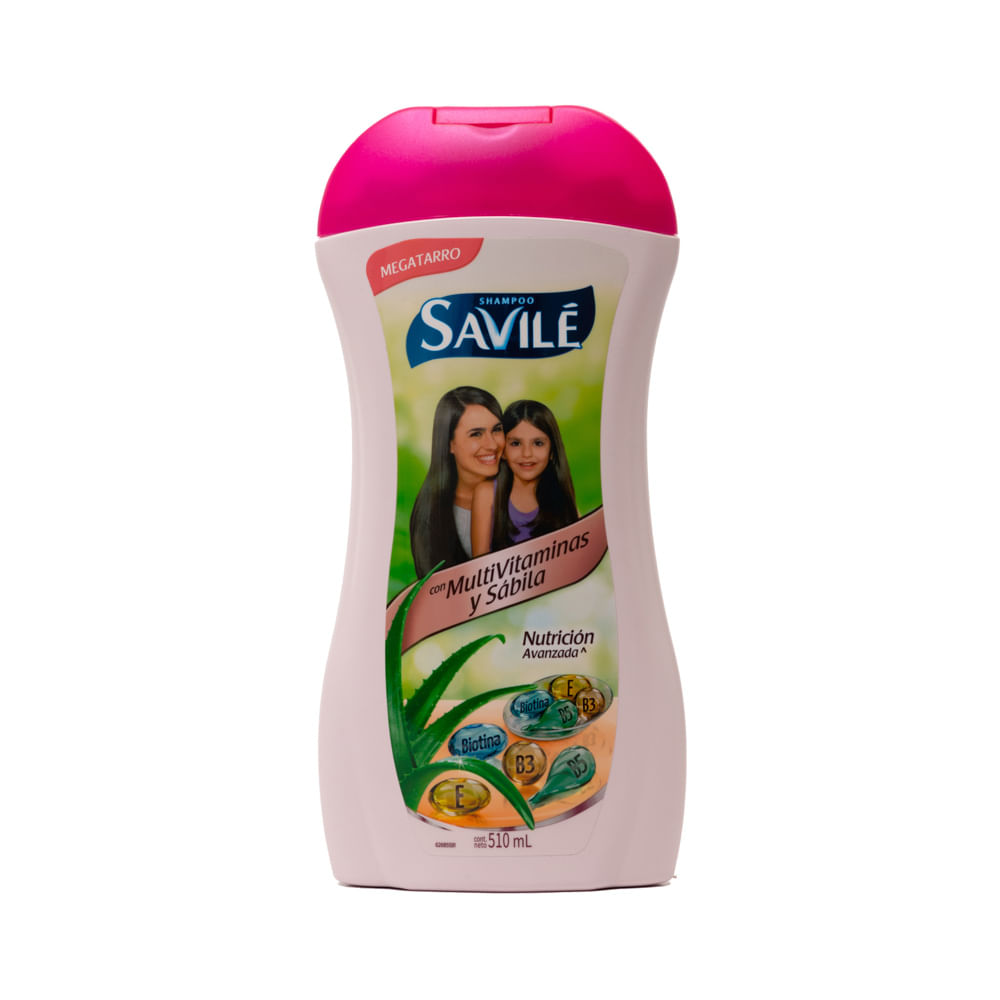 Shampoo Multivitaminas Y Sábila Savilé