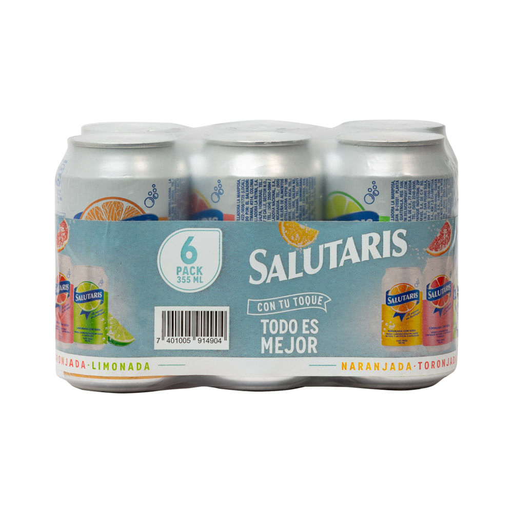 Salutaris Sabores 6 Pack Lata