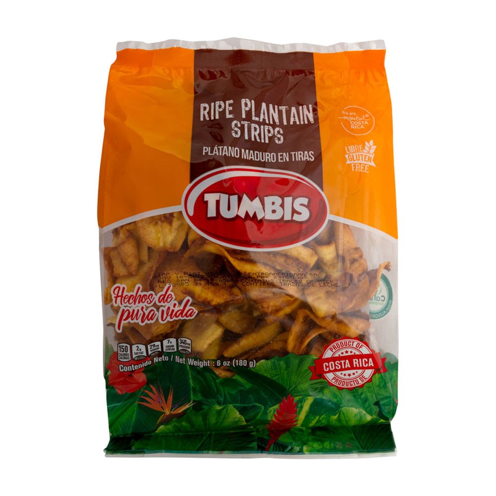 Boquitas Vegetales Plátano Maduro Tumbis
