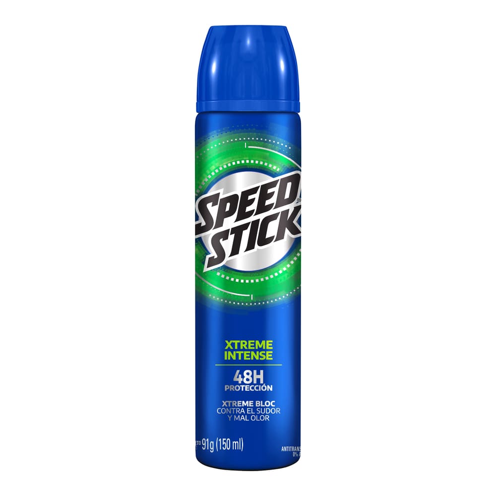 Desodorante Hombre Xtreme Intense Speed Stick Aerosol