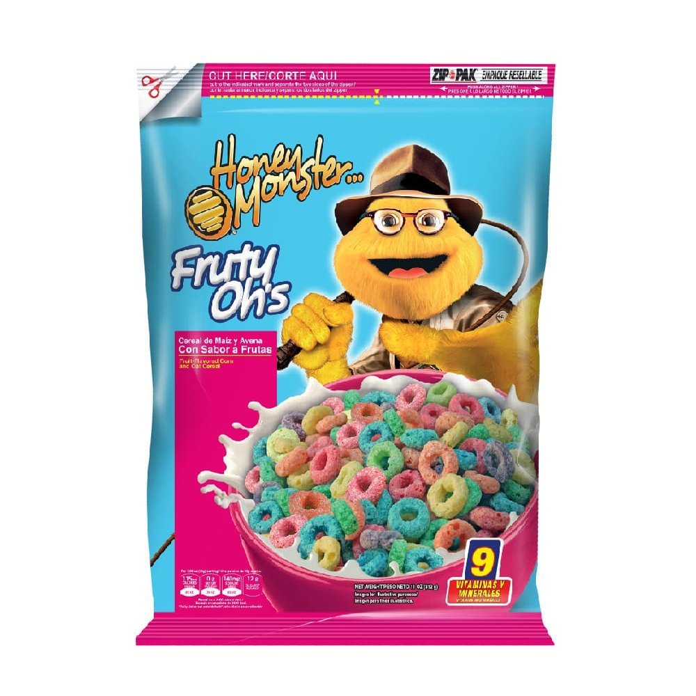 Cereal Honey Monster Frutas Marshmallows