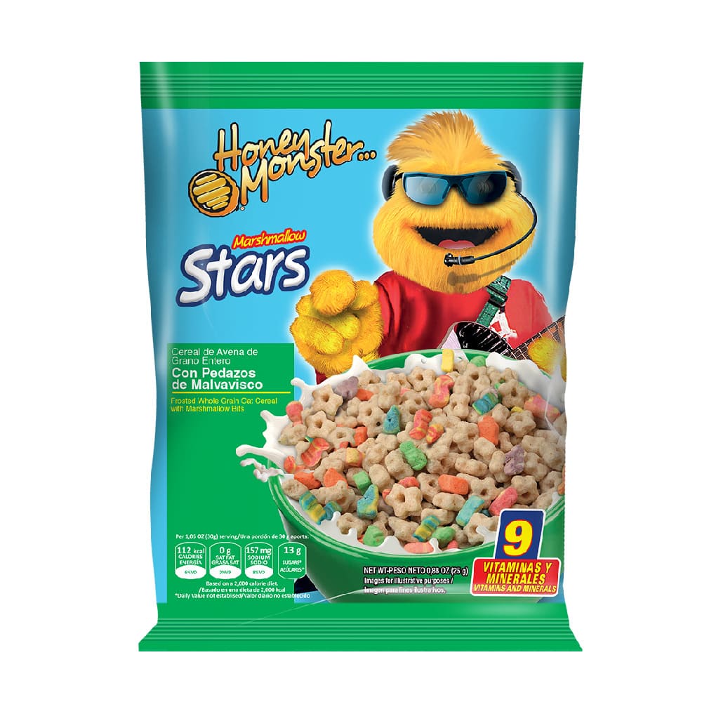 Cereal Honey Monster Marshmallows Stars