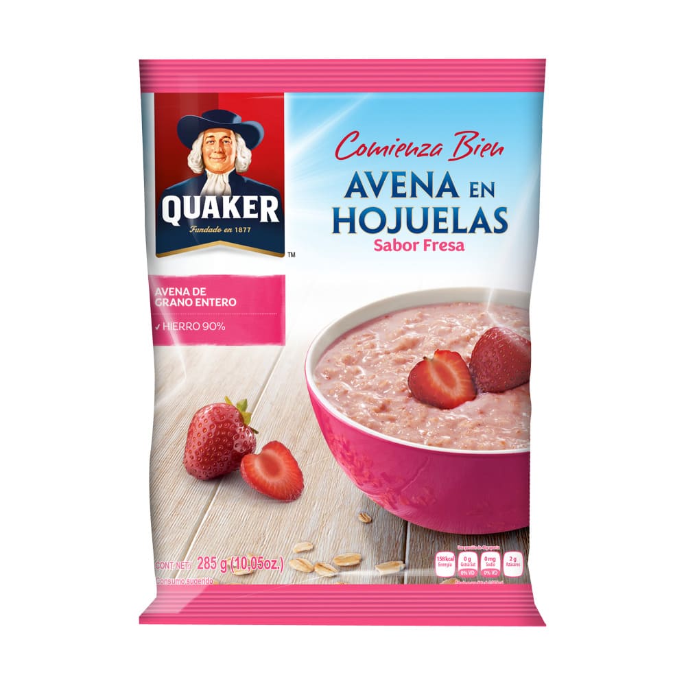 Avena Hojuelas Fresa Quaker