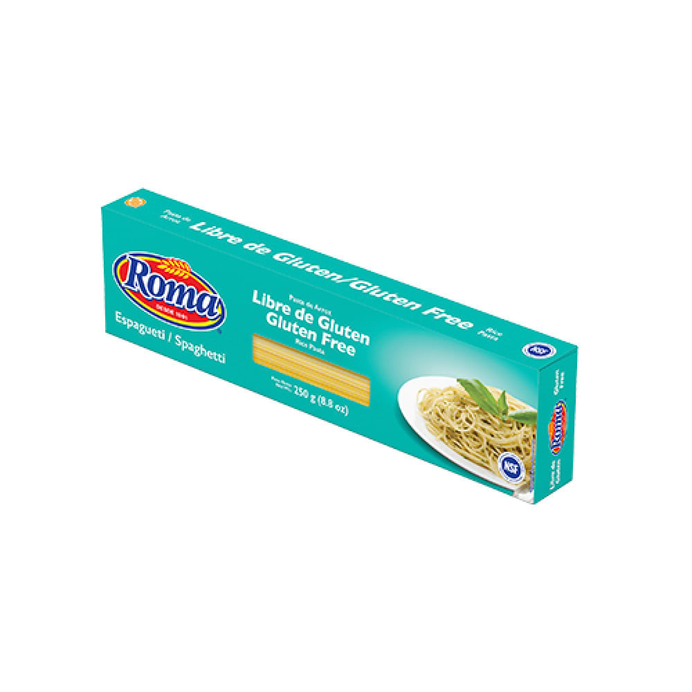 Pasta Espagueti Sin Gluten Roma