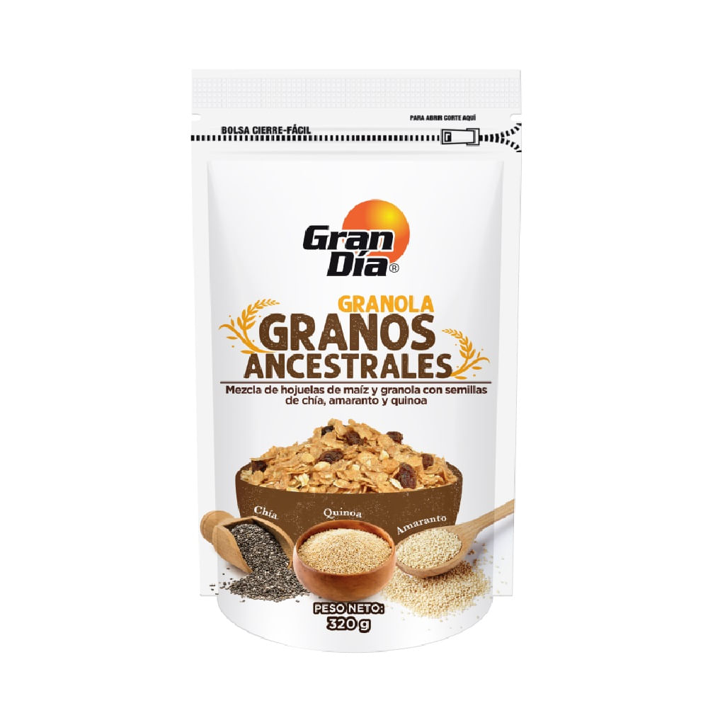 Granola Gran Día Granos Ancestrales