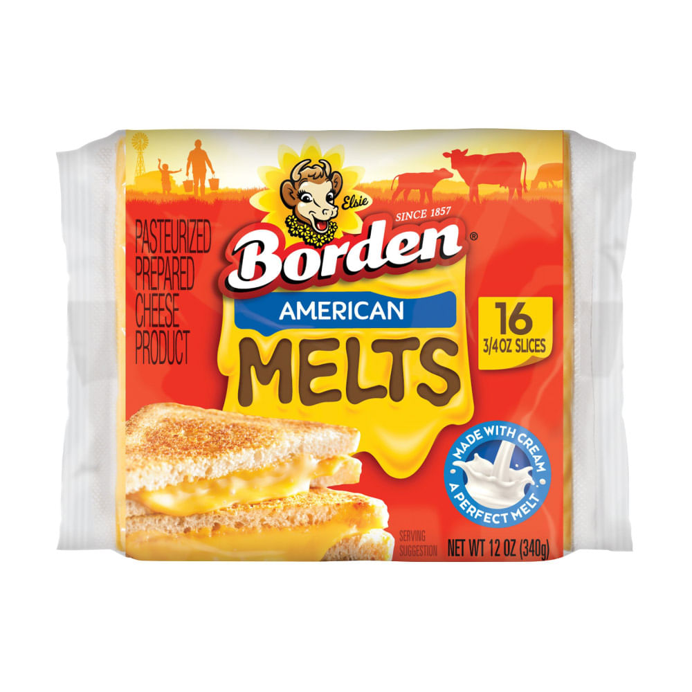 Queso Amarillo Rodajado Borden