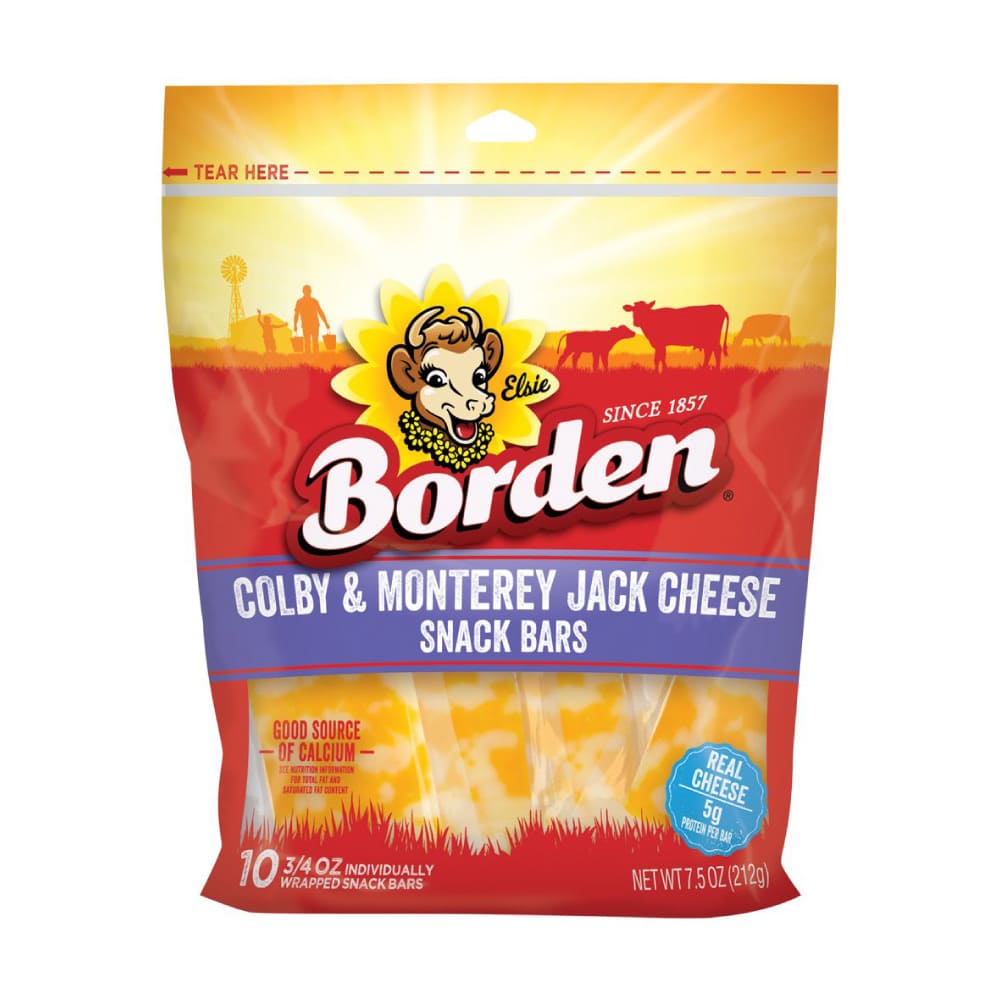 Queso Colby Jack Snack Bars Borden