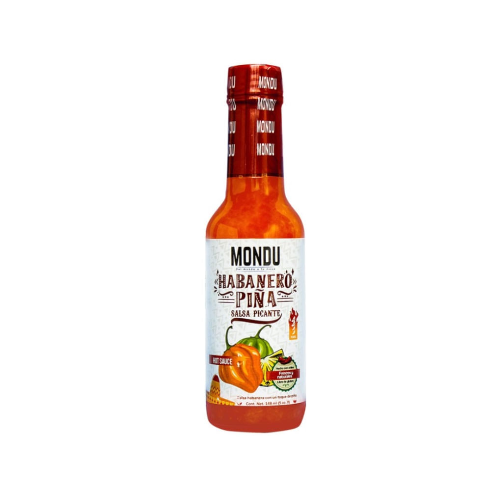 Salsa Picante Habanero Piña Mondu