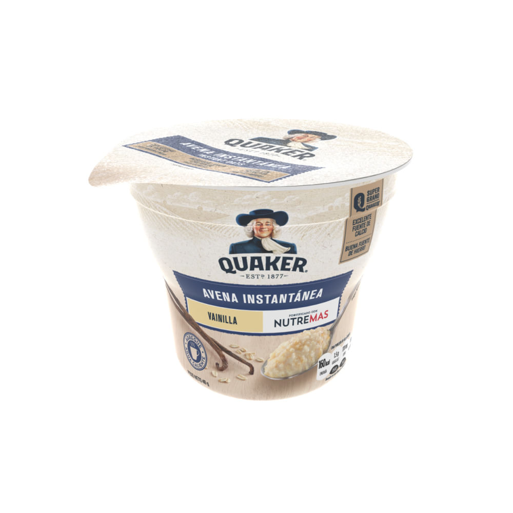 Avena Hojuelas Instantánea Vainilla Canela Quaker