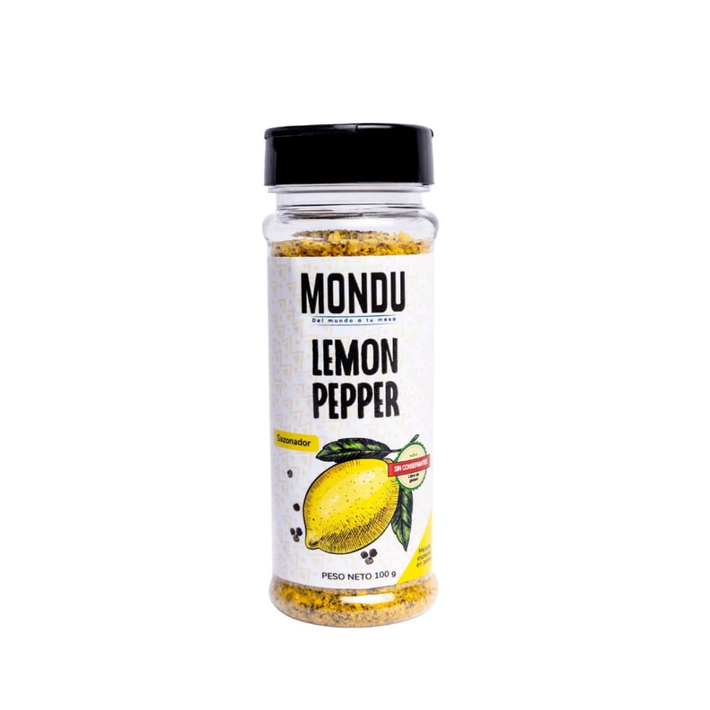 Sazonador Pimienta Limón Mondu Frasco