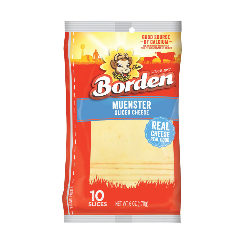 Queso Muester Rodajado Borden