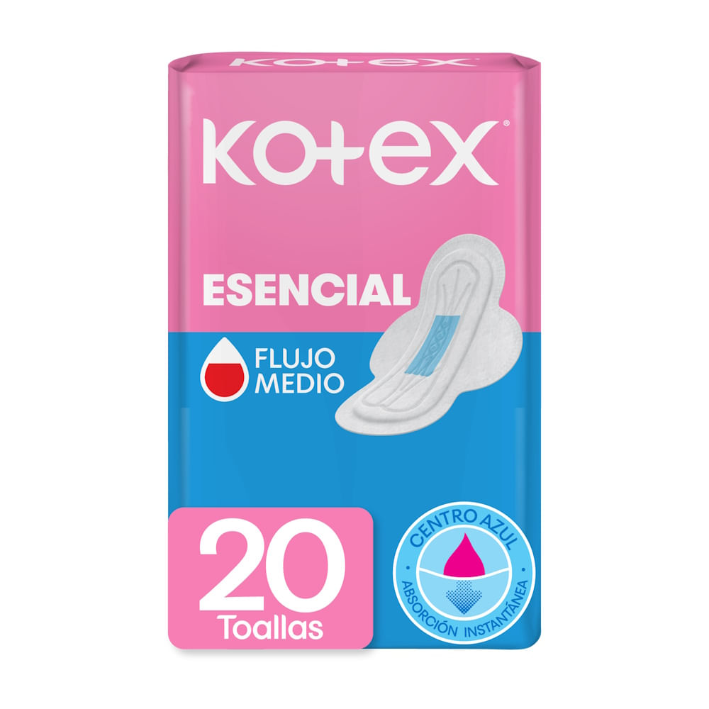 Toalla Femenina Esencial Normal Kotex