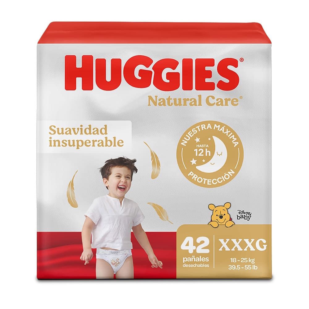 Pañal Desechable Talla XXXG/6 Natural Care Huggies