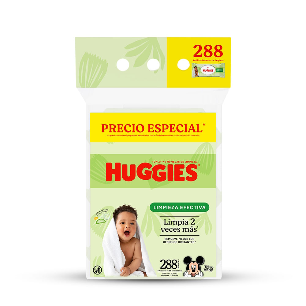 Toallas Húmedas Huggies Limpieza Efectiva