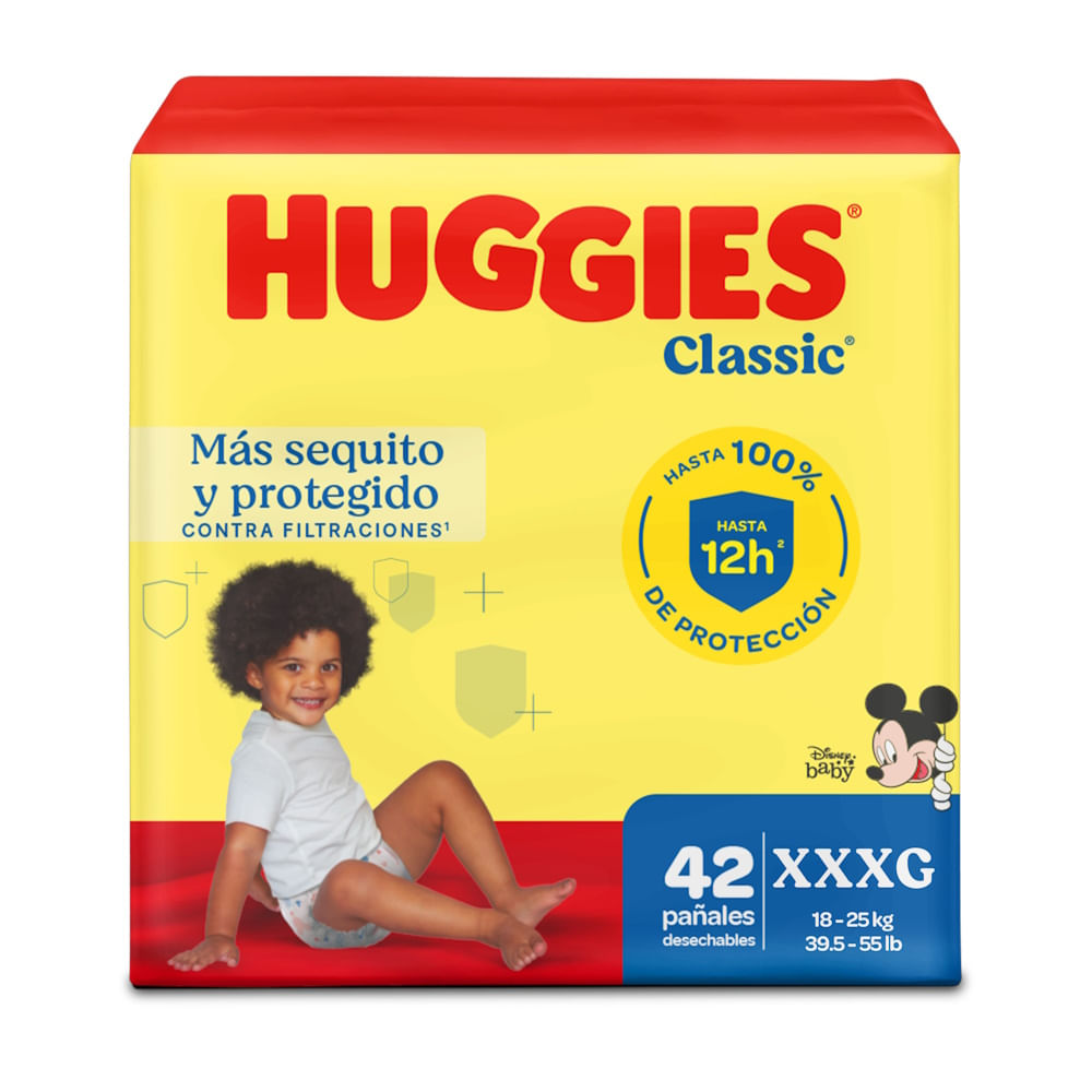 Pañal Desechable Talla XXXG/6 Classic Huggies