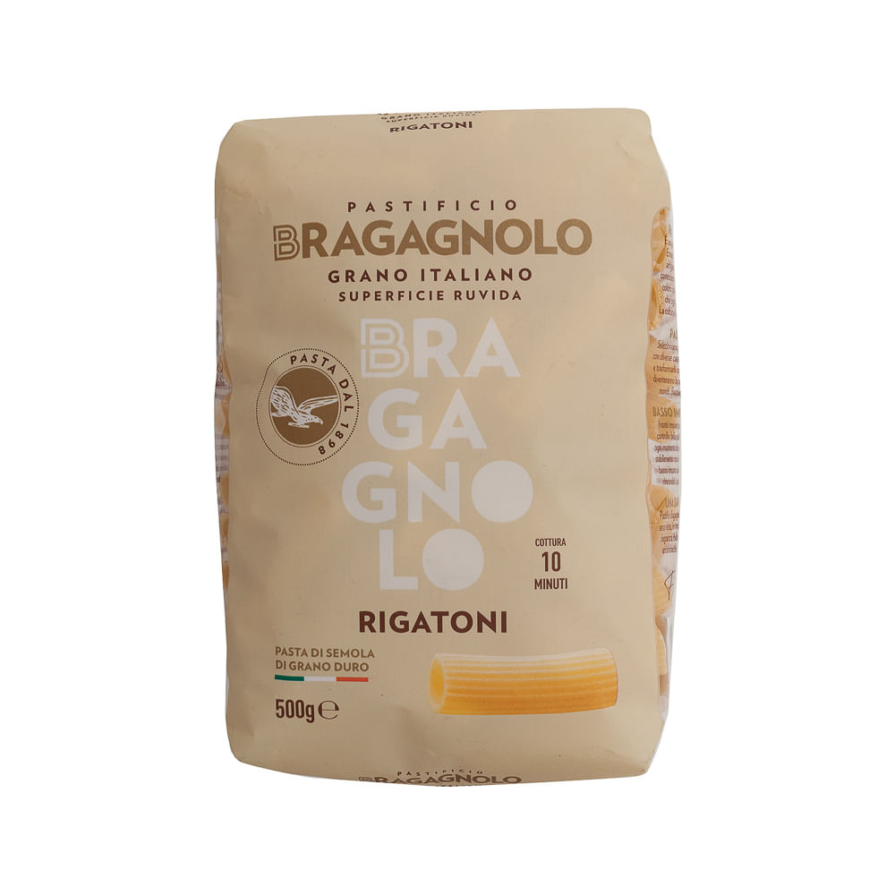 Pasta Rigatoni De Sémola Bragagnolo