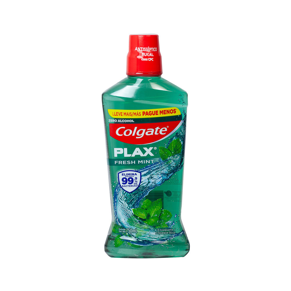 Enjuague Fresh Mint Colgate Plax