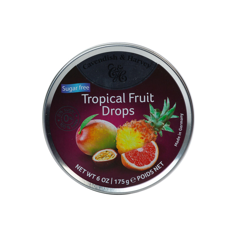 Caramelo Frutas Tropicales Sin Azúcar Cavendish & Harvey