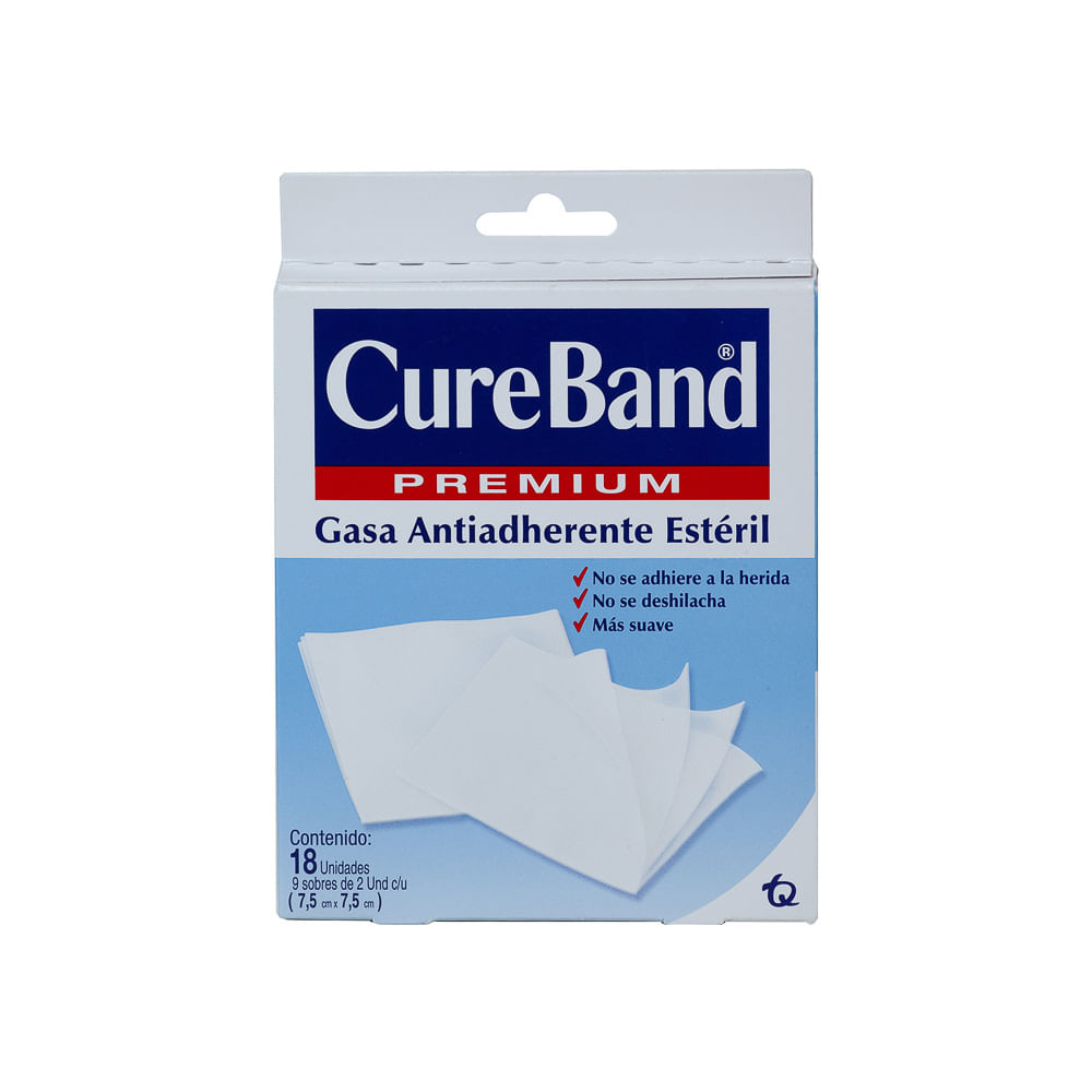 Gasas Antiadherente Estéril Cureband