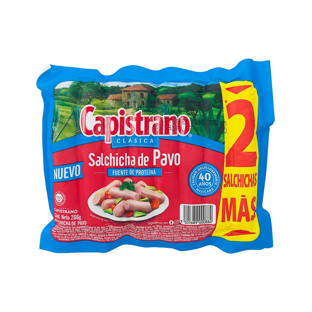 Salchicha Pavo Capistrano