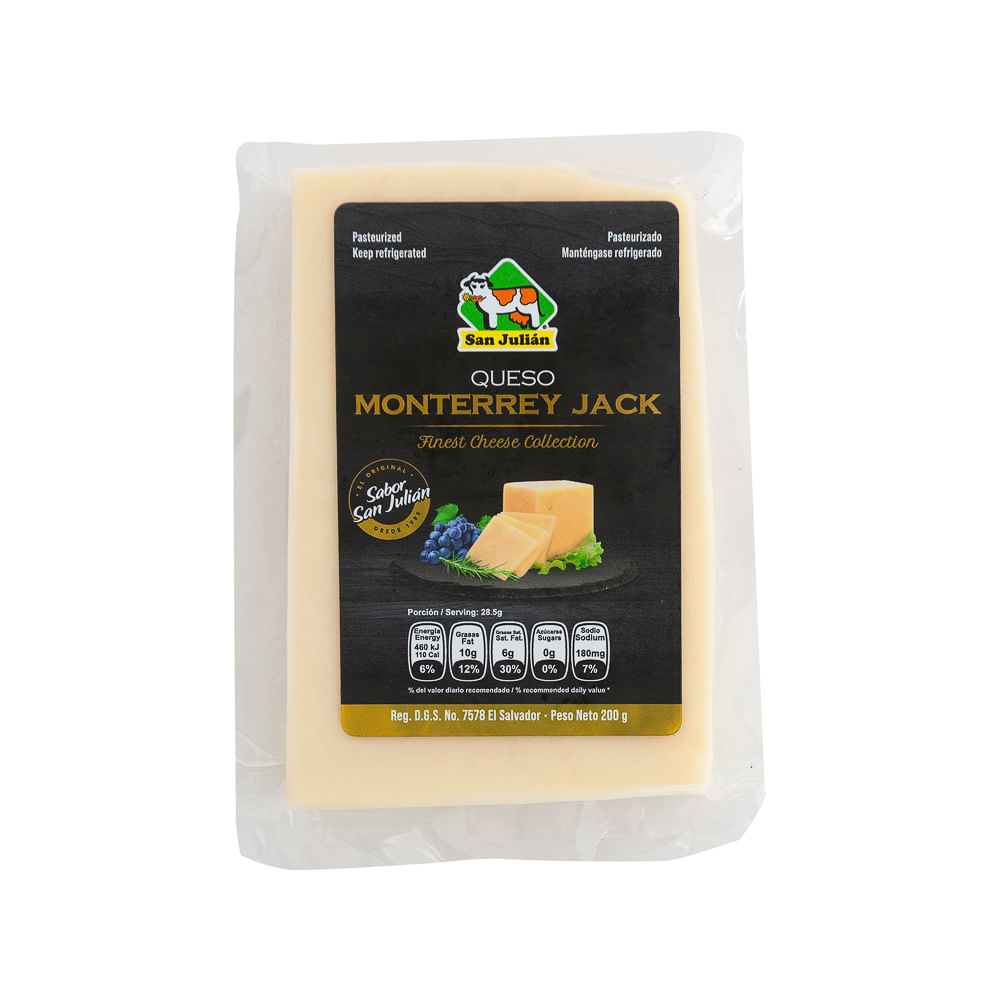 Queso Monterrey Jack Bloque San Julián