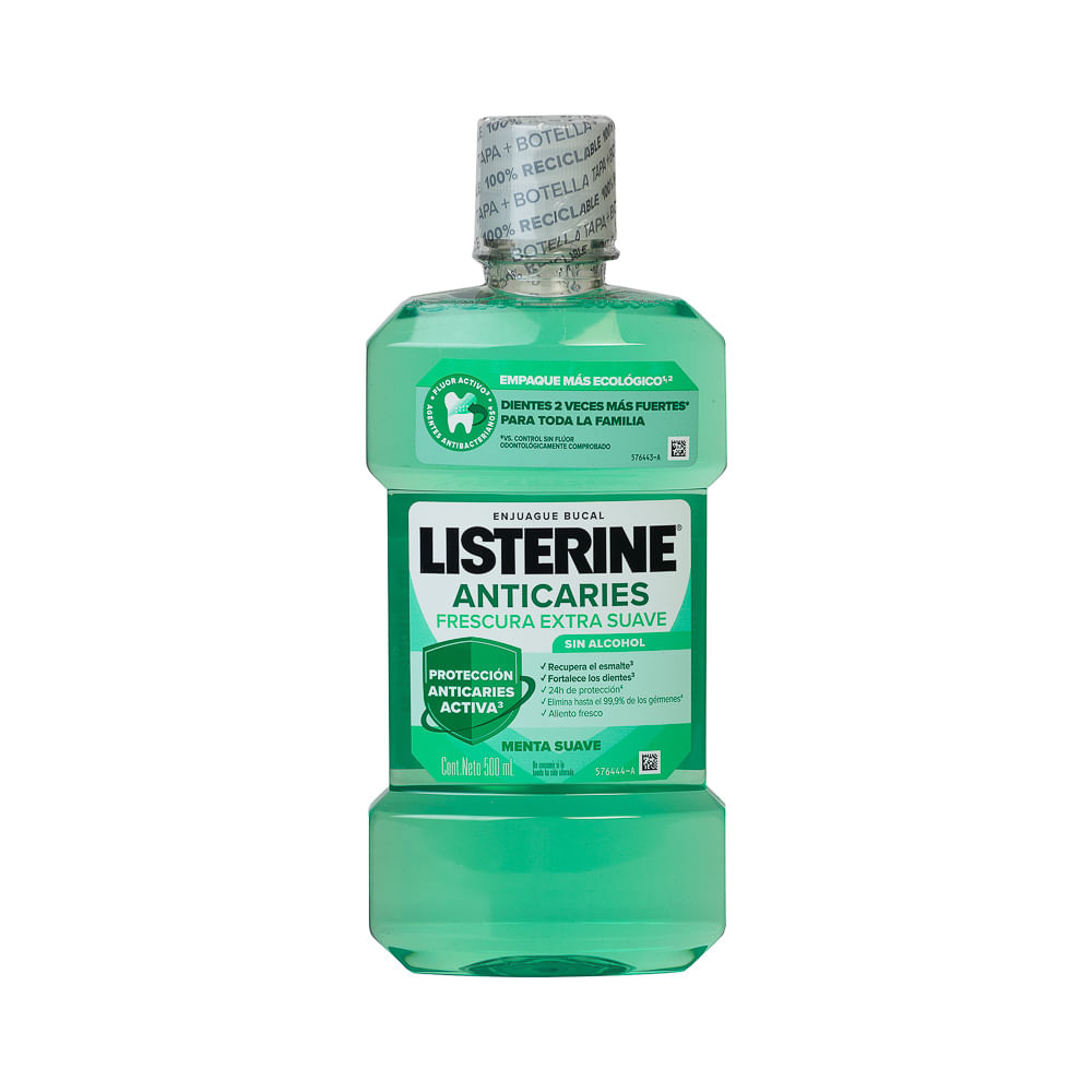 Enjuague Anticaries Zero Alcohol Listerine