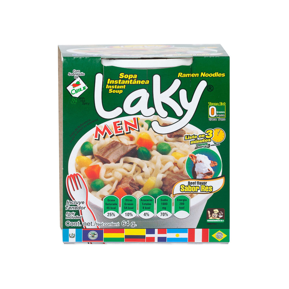 Sopa Instantánea Res Laky Men