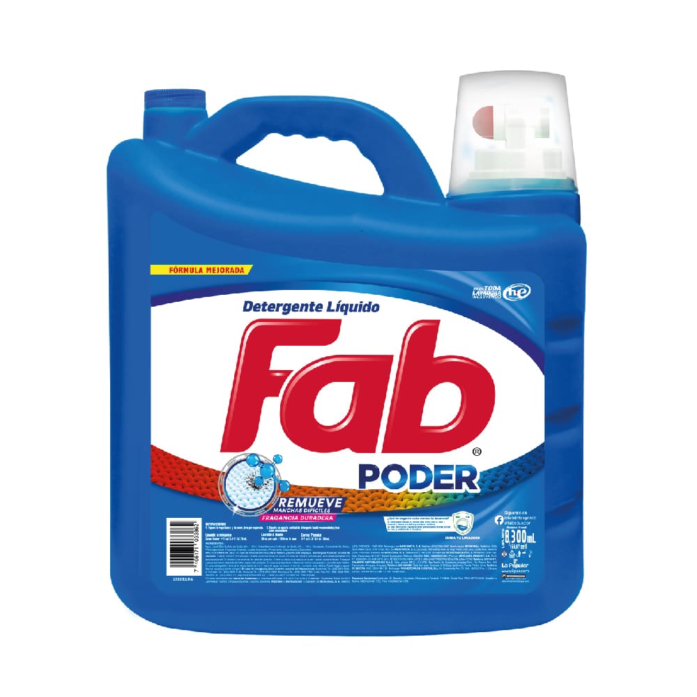 Detergente Líquido Actiblu Fab 3