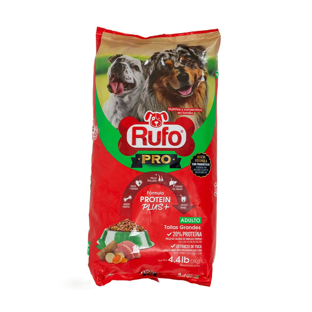 Alimento Perro Grande Proteín Plus Pollo Rufo Pro