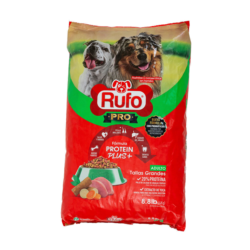 Alimento Perro Grande Proteín Plus Pollo Rufo Pro