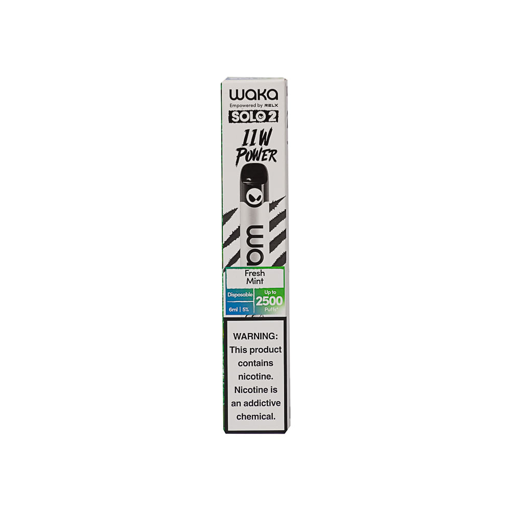 Cigarro Electrónico Fresh Mint Waka 2500 Puffs