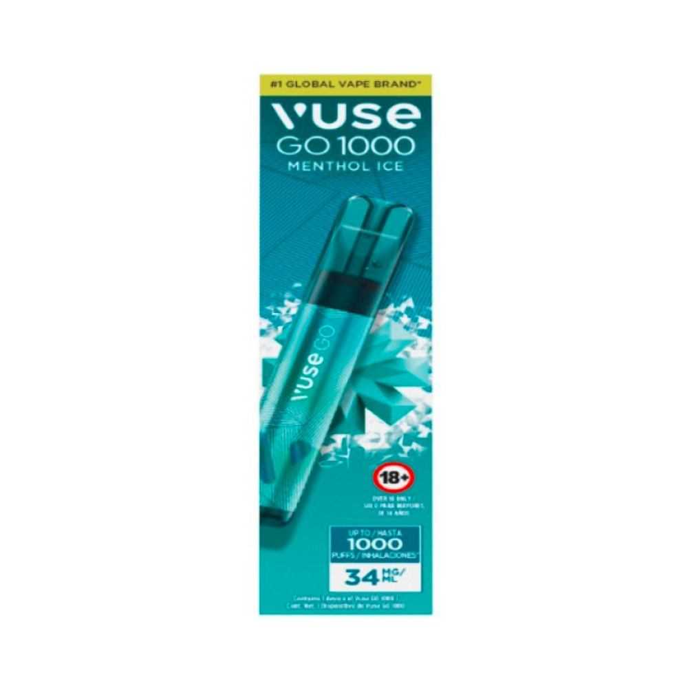 Cigarro Electrónico Mentol Ice Vuse Go 1000 Puffs