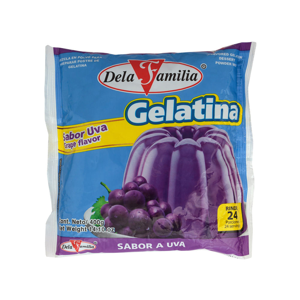 Gelatina Uva De La Familia