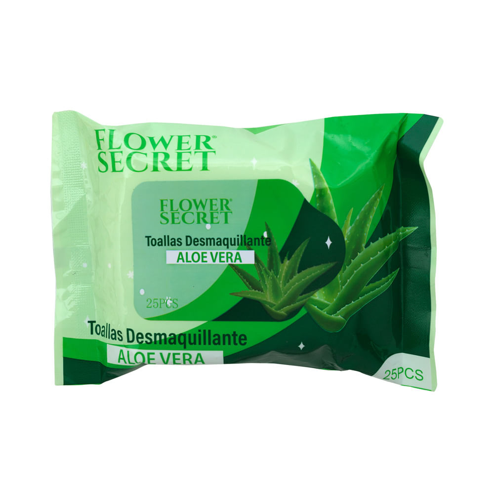 Toalla Desmaquillante Aloe Vera Flower Secret