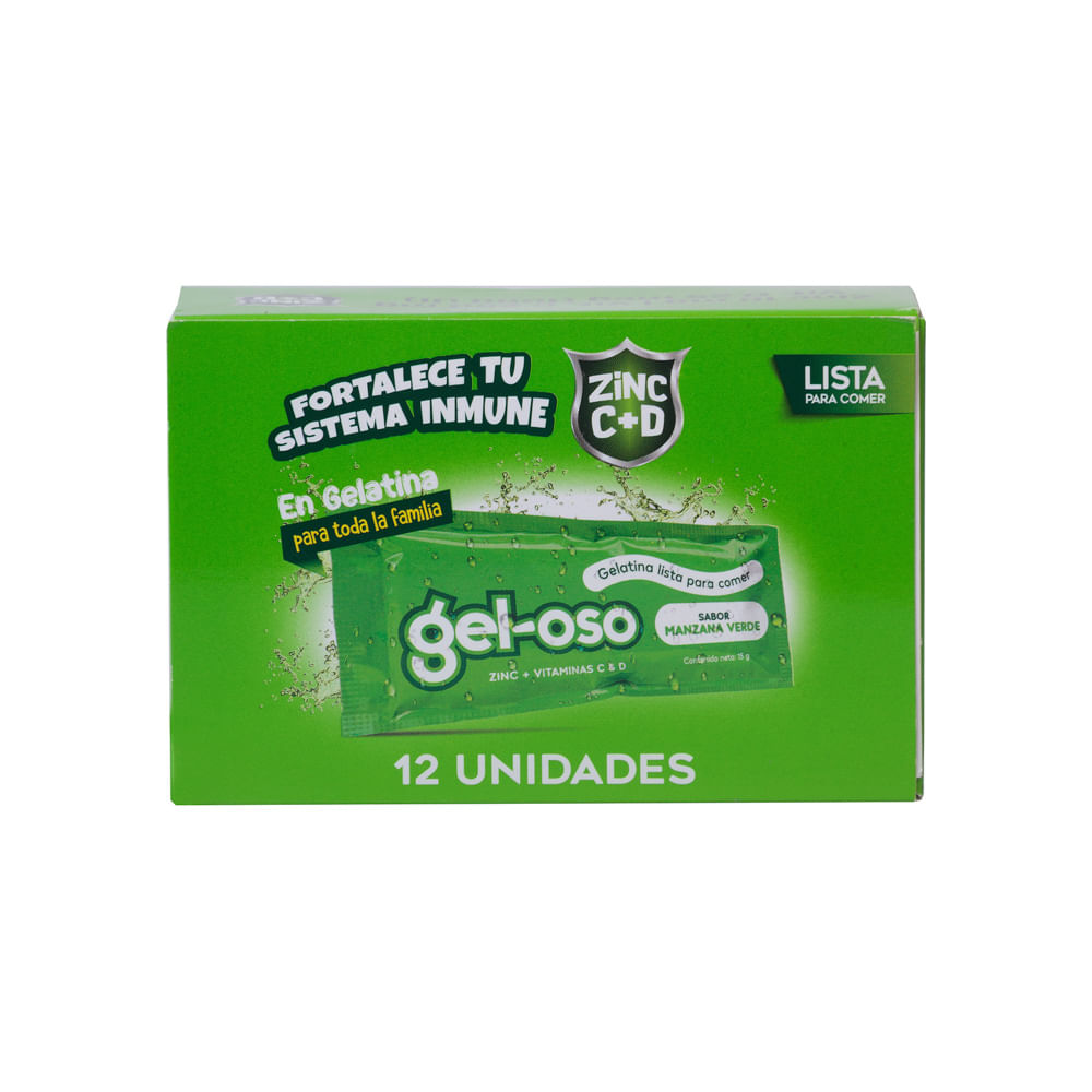 Zinc C+D Manzana Verde Gel Oso