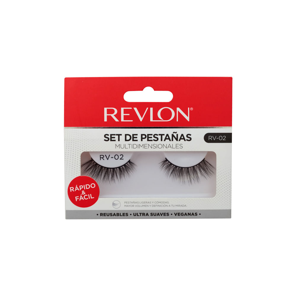 Set Pestañas Multidimensionales RV-02 Revlon