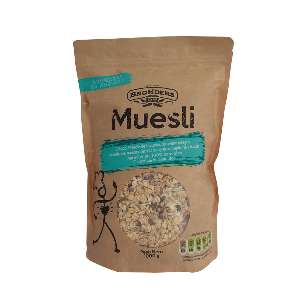 Granola Brohders Muesli Clásico