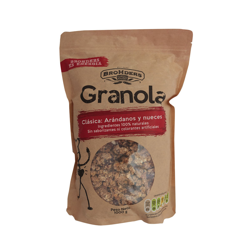 Granola Brohders Arándanos Y Nueces
